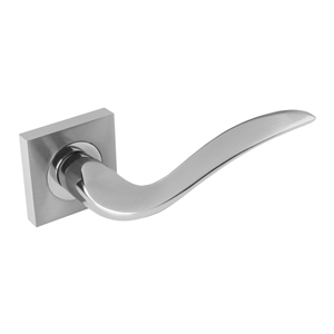 deux poignee de porte carre rosace 50mm chrome finition ma 848ccr